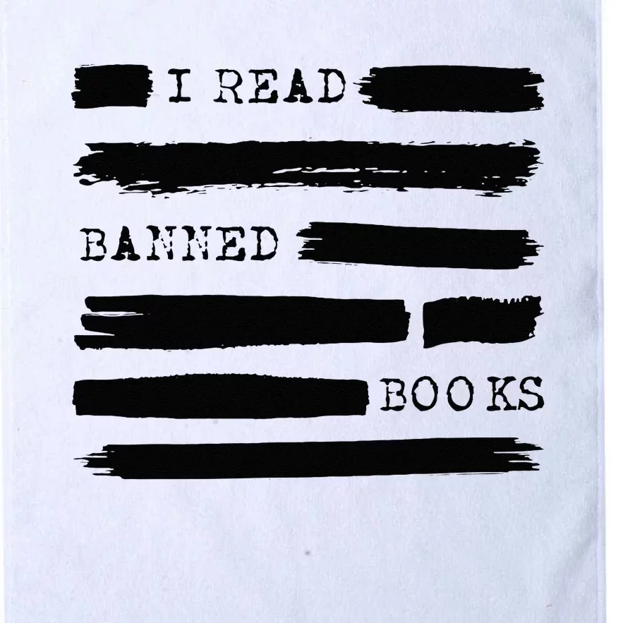 I Read Banned Books Banned Books Week Gift Librarian Teacher Platinum Collection Golf Towel