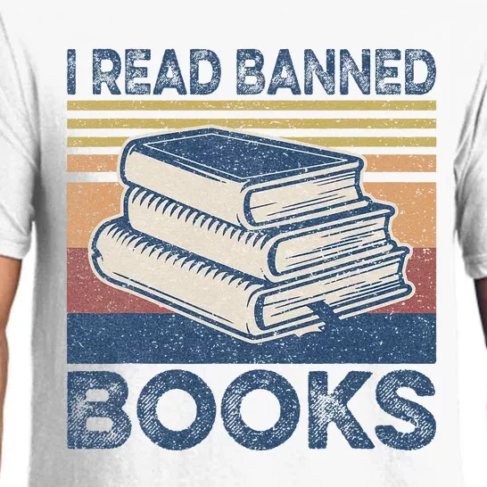 I Read Banned Books Week Librarian Freedom Reader Nerd Pajama Set