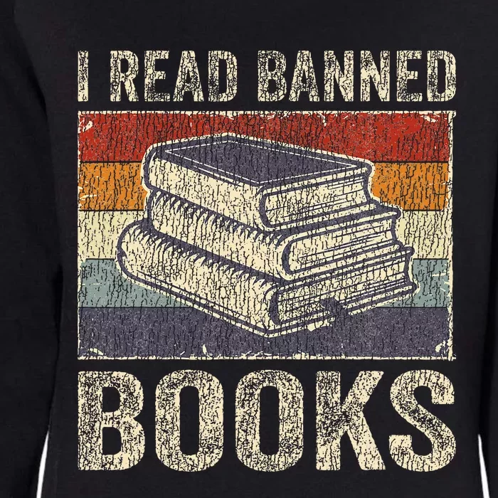 I Read Banned Books Week Librarian Freedom Womens California Wash Sweatshirt