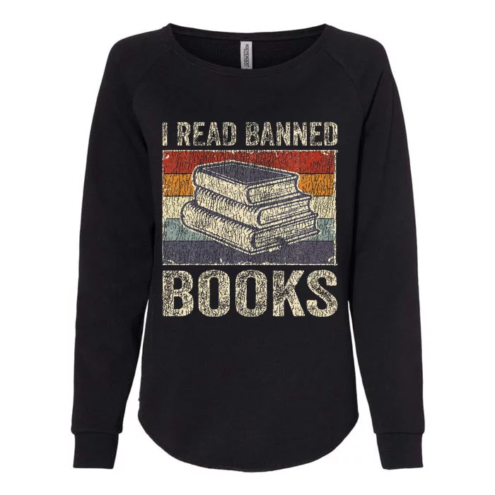 I Read Banned Books Week Librarian Freedom Womens California Wash Sweatshirt