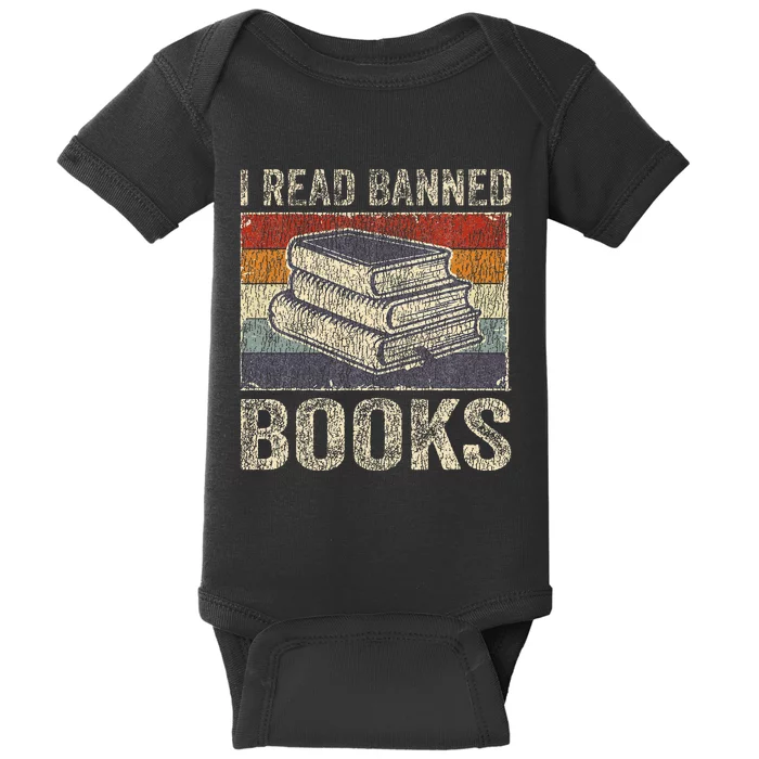 I Read Banned Books Week Librarian Freedom Baby Bodysuit