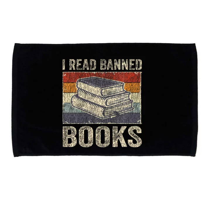 I Read Banned Books Week Librarian Freedom Microfiber Hand Towel