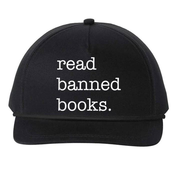 I Read Banned Books I'm With The Banned Books Lovers Snapback Five-Panel Rope Hat