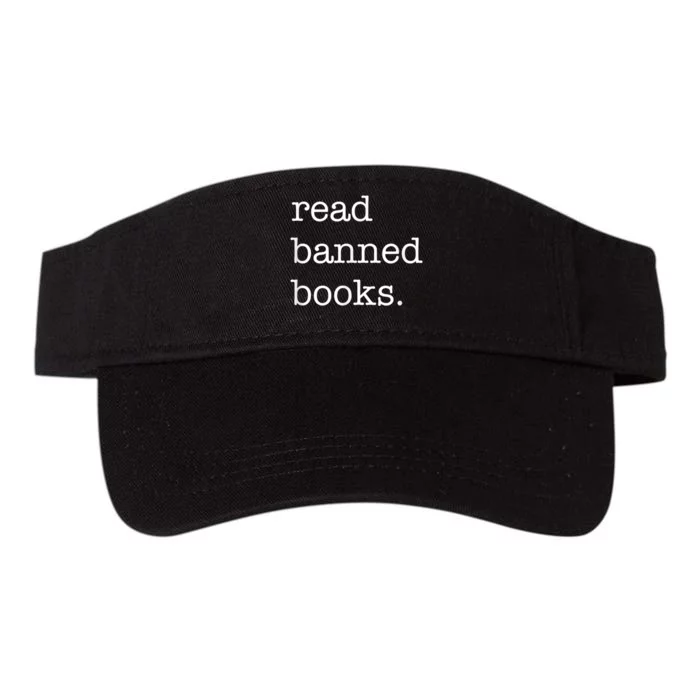 I Read Banned Books I'm With The Banned Books Lovers Valucap Bio-Washed Visor