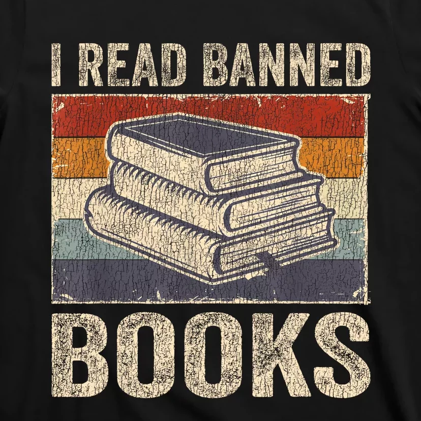 I Read Banned Books Week Librarian Freedom Reader Nerd T-Shirt