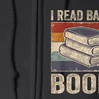 I Read Banned Books Week Librarian Freedom Reader Nerd Full Zip Hoodie