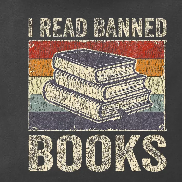 I Read Banned Books Week Librarian Freedom Reader Nerd Zip Tote Bag