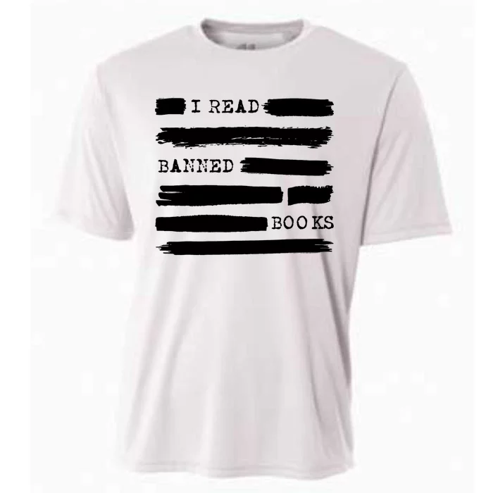 I Read Banned Books Banned Books Week Gift Librarian Teacher Cooling Performance Crew T-Shirt