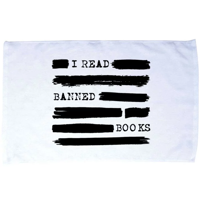 I Read Banned Books Banned Books Week Gift Librarian Teacher Microfiber Hand Towel