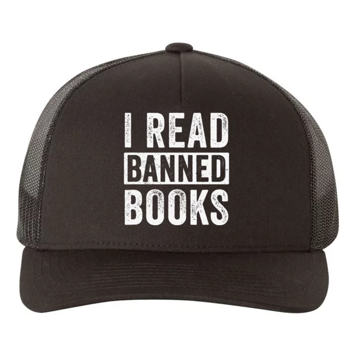 I Read Banned Books Design for  Reading Books Yupoong Adult 5-Panel Trucker Hat