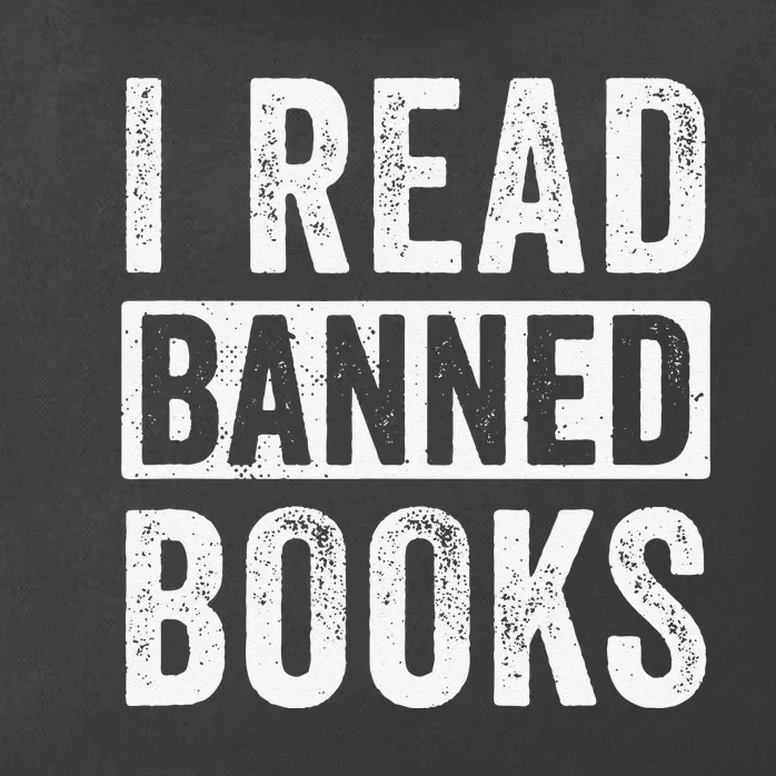 I Read Banned Books Design for  Reading Books Zip Tote Bag