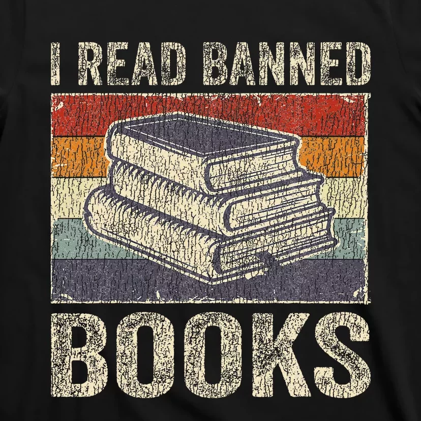 I Read Banned Books Week Librarian Freedom Reader Nerd T-Shirt