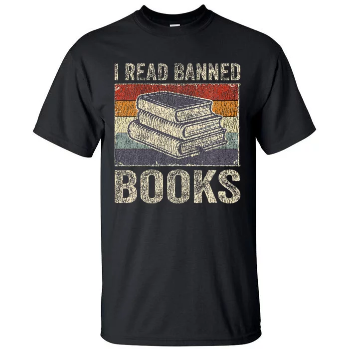 I Read Banned Books Week Librarian Freedom Reader Nerd Tall T-Shirt