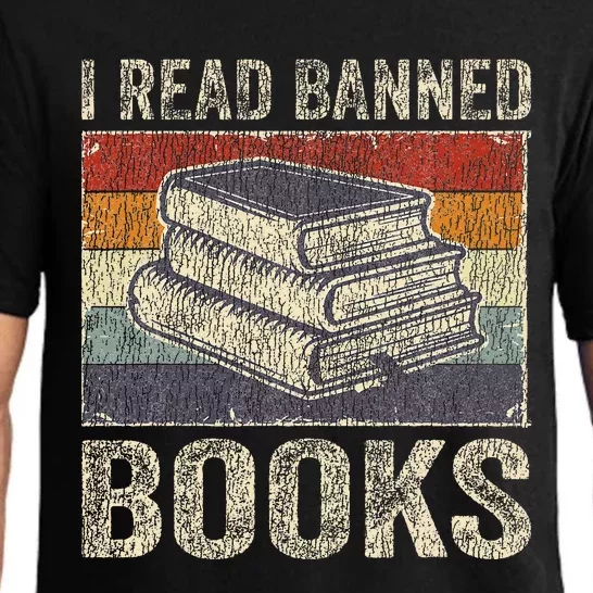 I Read Banned Books Week Librarian Freedom Reader Nerd Pajama Set