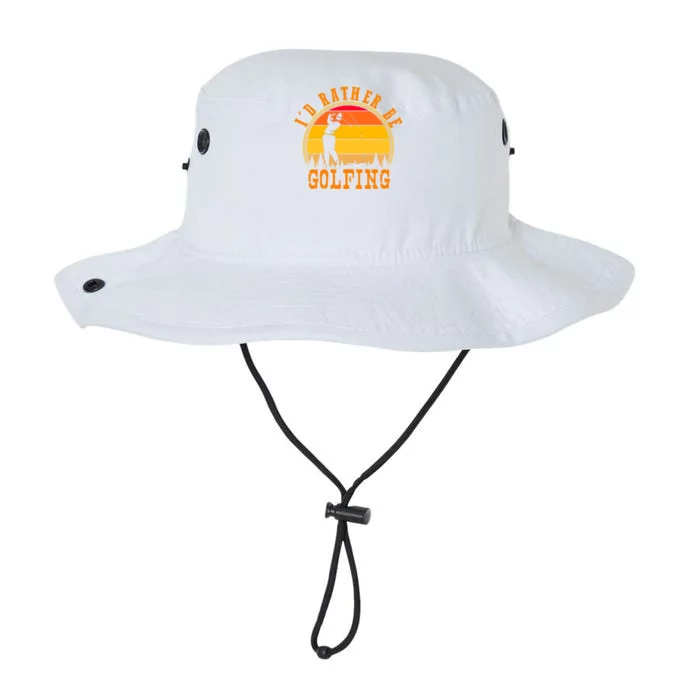 Id Rather Be Golfing Vintage Retro Style Golf Lovers Cute Gift Legacy Cool Fit Booney Bucket Hat