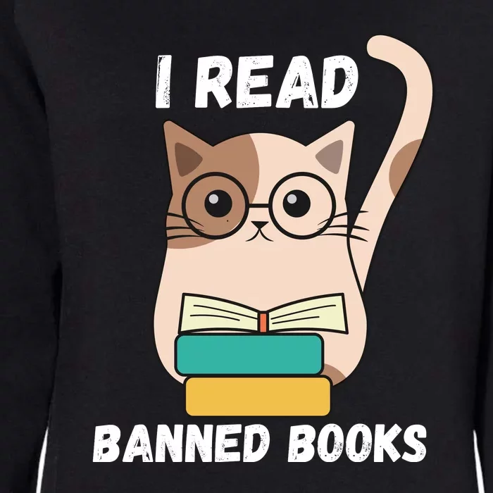 I Read Banned Books Womens California Wash Sweatshirt