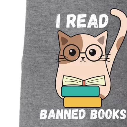 I Read Banned Books Doggie 3-End Fleece Hoodie