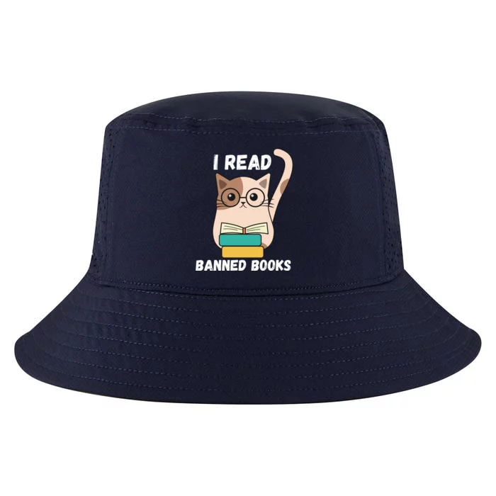 I Read Banned Books Cool Comfort Performance Bucket Hat