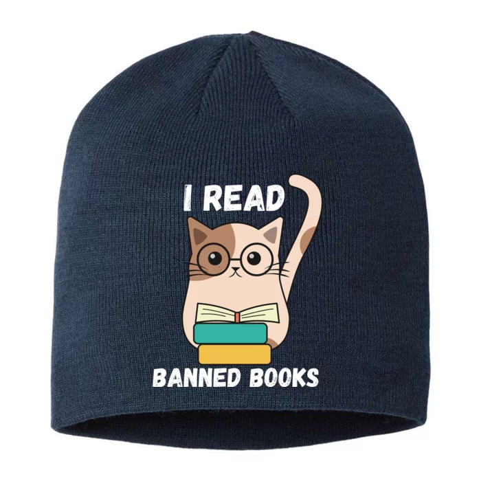 I Read Banned Books 8 1/2in Sustainable Knit Beanie