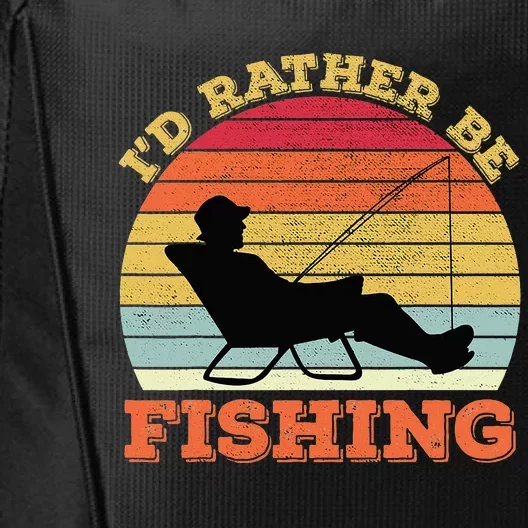 I'd Rather Be Fishing City Backpack