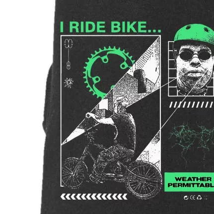 I Ride Bike Kingcobrajfs Doggie 3-End Fleece Hoodie