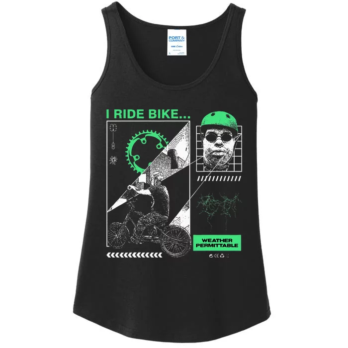 I Ride Bike Kingcobrajfs Ladies Essential Tank