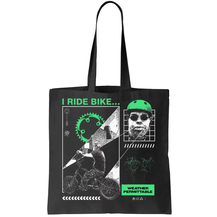 I Ride Bike Kingcobrajfs Tote Bag