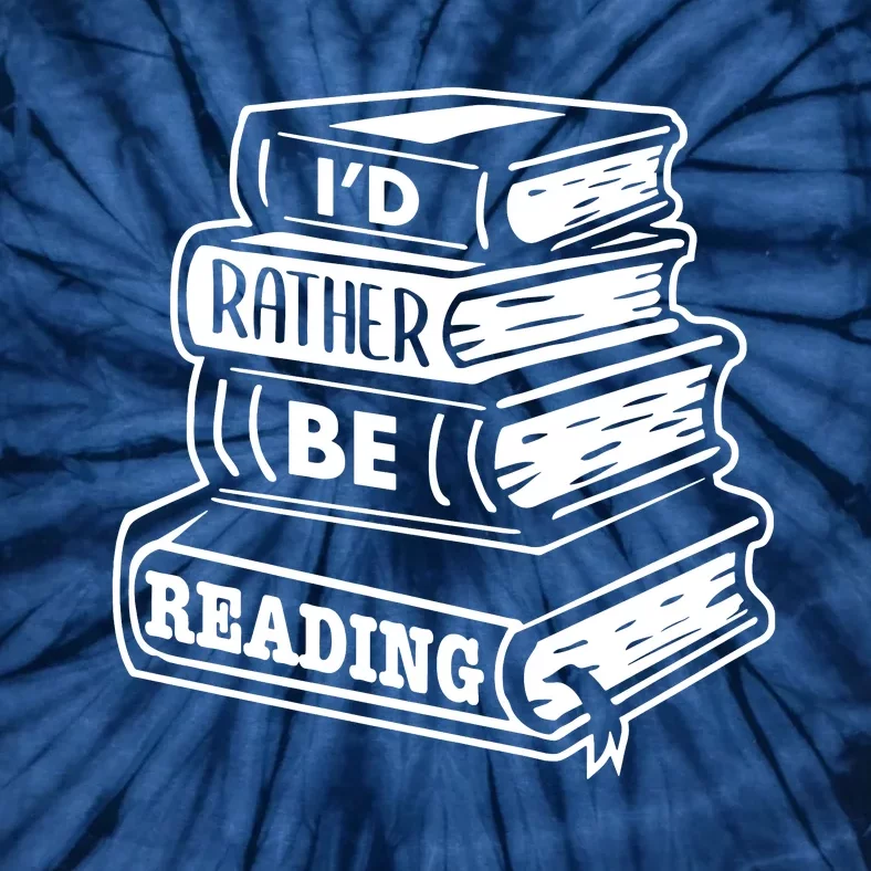 ID Rather Be Reading Tie-Dye T-Shirt