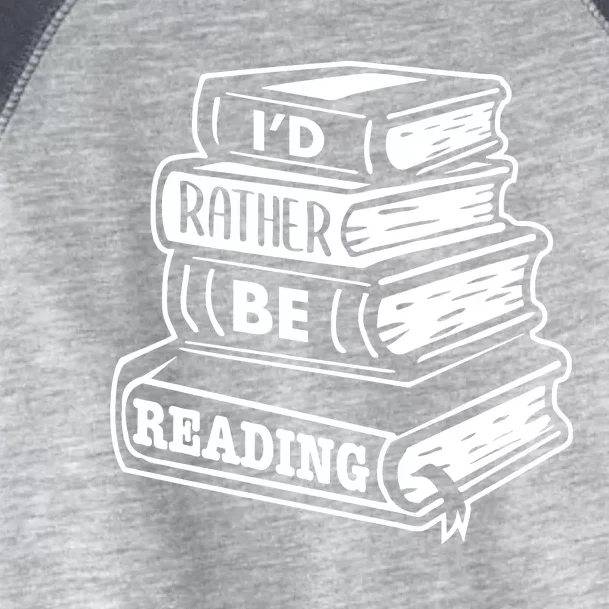 ID Rather Be Reading Toddler Fine Jersey T-Shirt