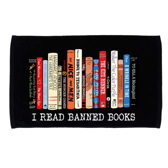 I Read Banned Books Week Librarian Freadom Reader Nerd Gift Microfiber Hand Towel