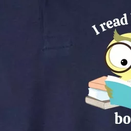 I Read Banned Books Week Librarian Reader Owl Softstyle Adult Sport Polo