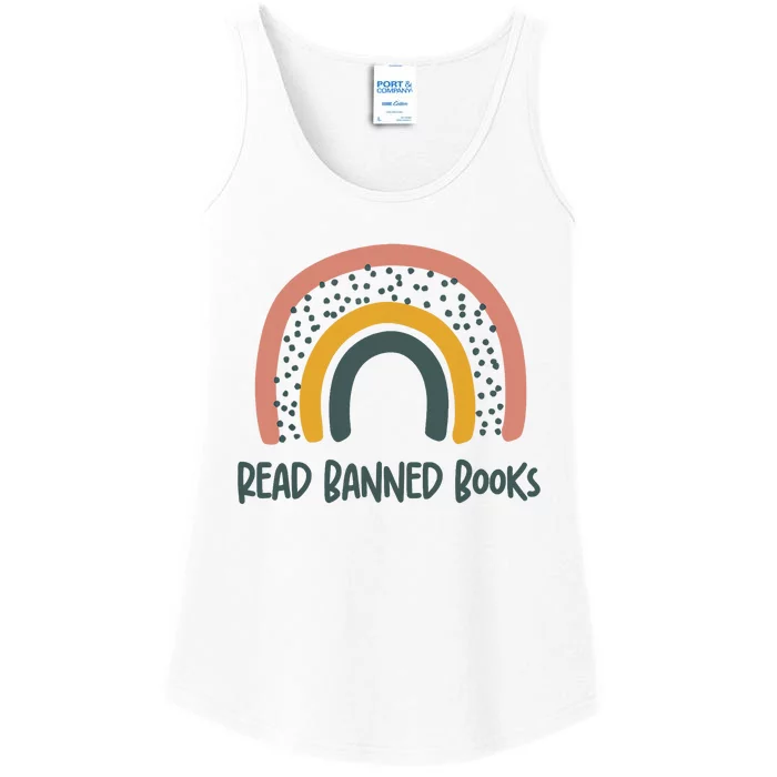 I Read Banned Books, Reader, Bookworm Ladies Essential Tank