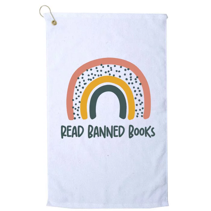 I Read Banned Books, Reader, Bookworm Platinum Collection Golf Towel