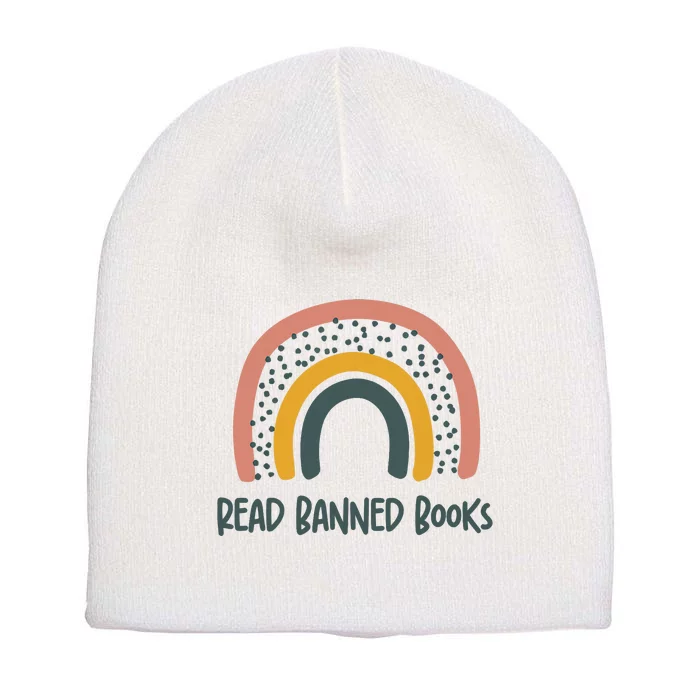 I Read Banned Books, Reader, Bookworm Short Acrylic Beanie