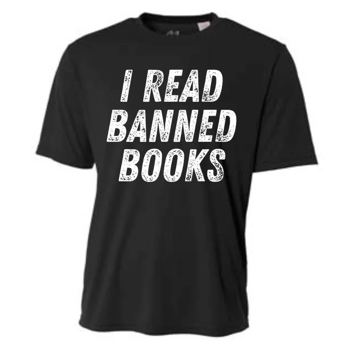 I Read Banned Books Im With The Banned Vintage Retro Cooling Performance Crew T-Shirt