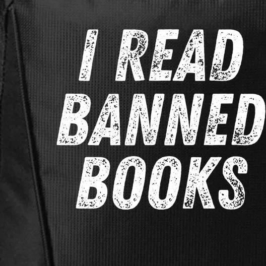 I Read Banned Books Im With The Banned Vintage Retro City Backpack