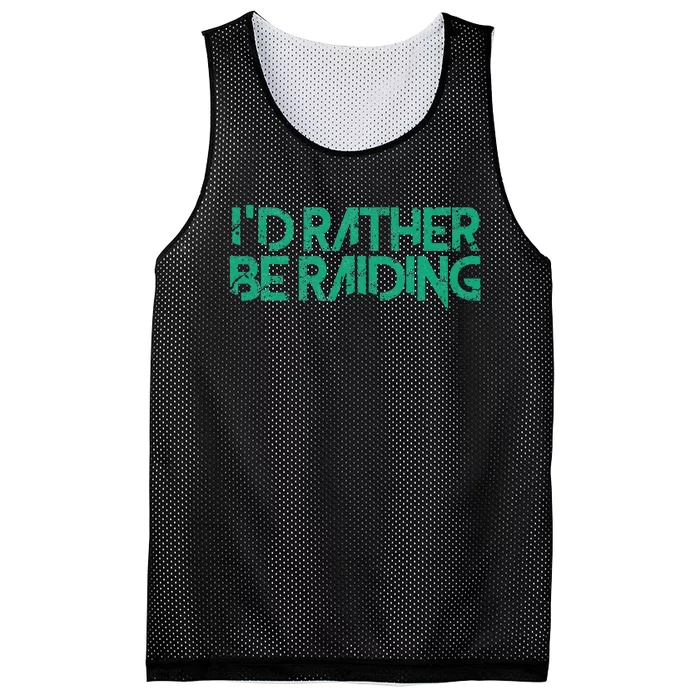 I'd Rather Be Raiding Wow Gaming Mesh Reversible Basketball Jersey Tank