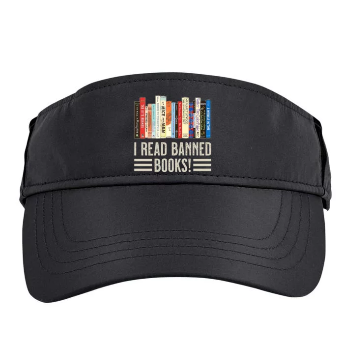 I Read Banned Books Adult Drive Performance Visor