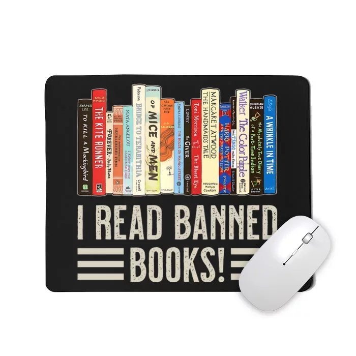 I Read Banned Books Mousepad