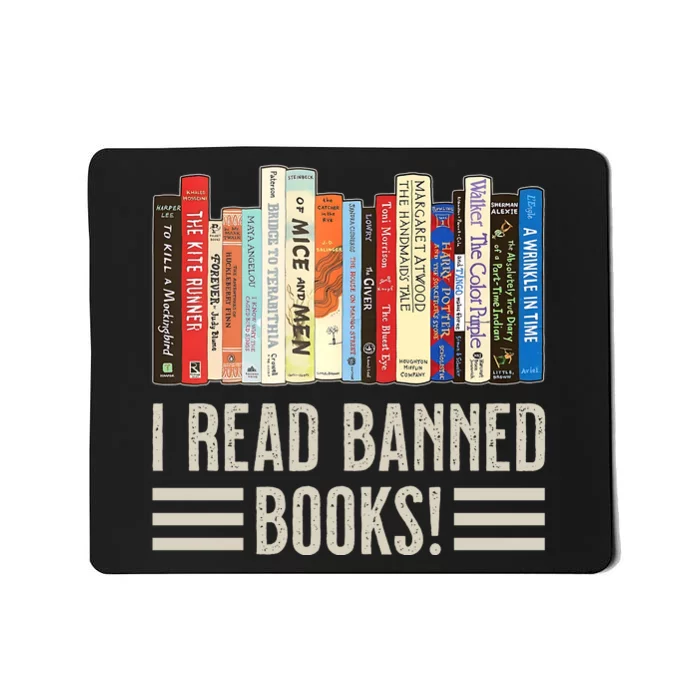 I Read Banned Books Mousepad