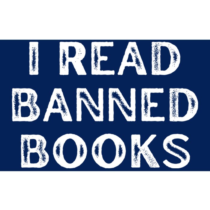 I Read Banned Books Im With The Banned Vintage Retro Bumper Sticker