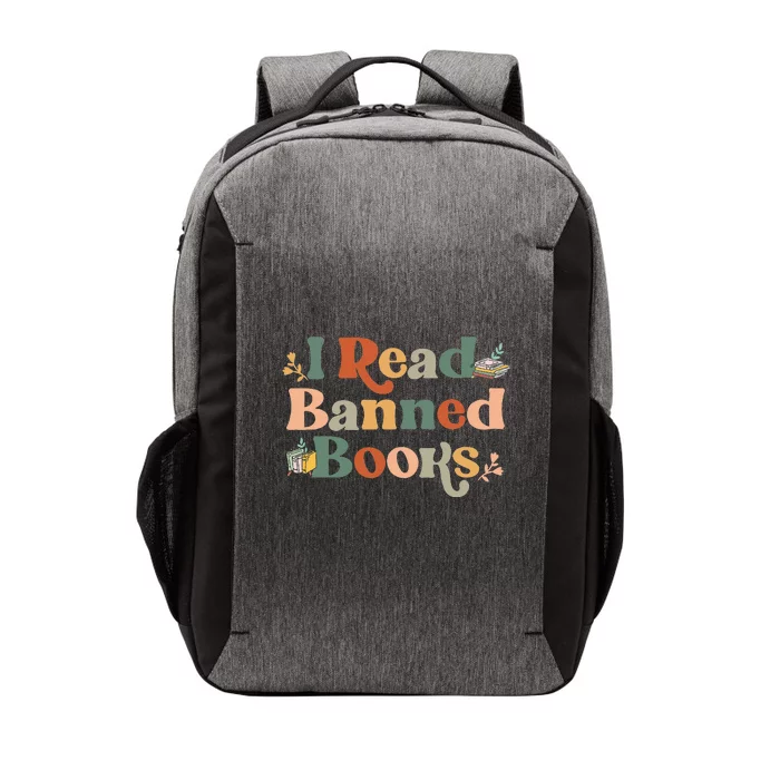 I Read Banned Books Week Librarian Freadom Reader Nerd Men Vector Backpack