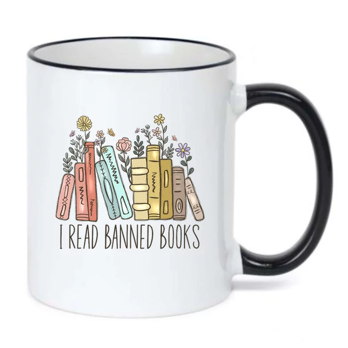 I Read Banned Books Black Color Changing Mug