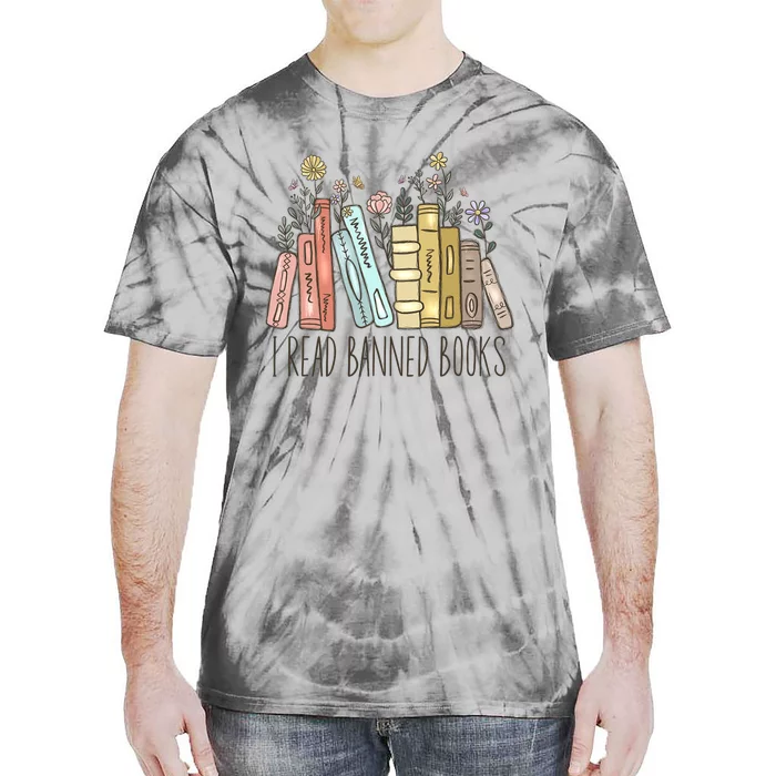 I Read Banned Books Tie-Dye T-Shirt