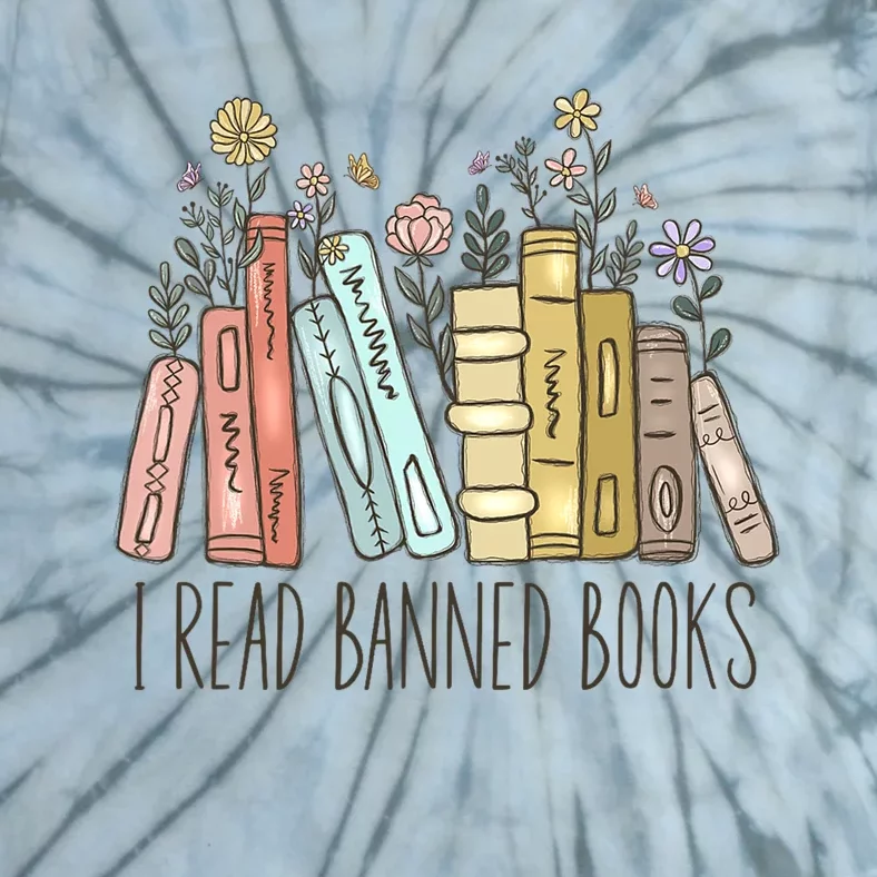 I Read Banned Books Tie-Dye T-Shirt