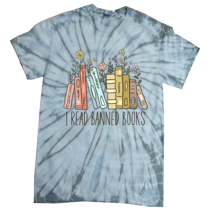 I Read Banned Books Tie-Dye T-Shirt