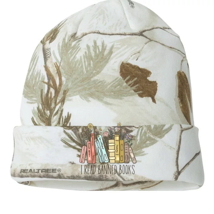 I Read Banned Books Kati - 12in Camo Beanie