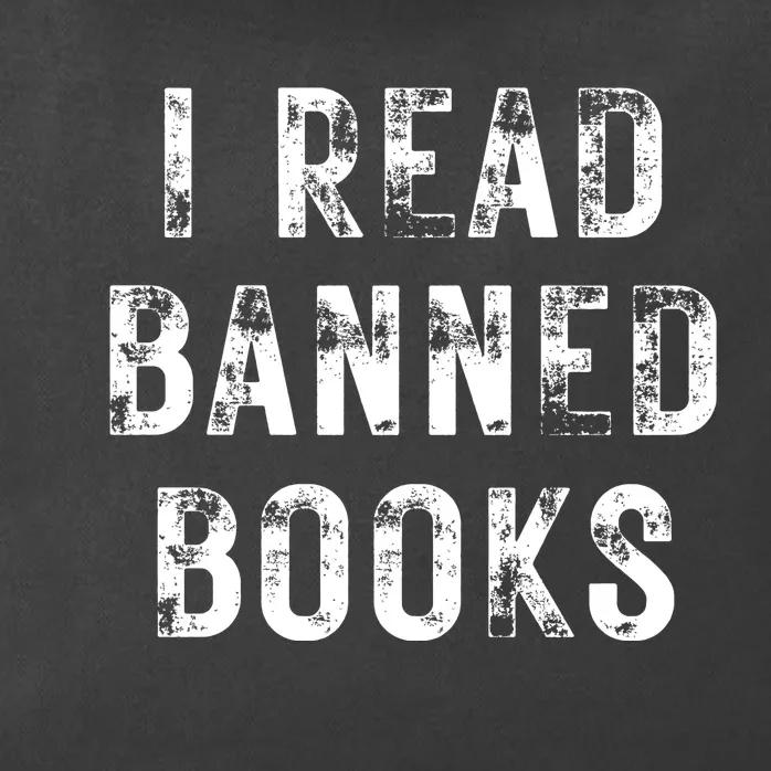 I Read Banned Books Im With The Banned Vintage Retro Zip Tote Bag