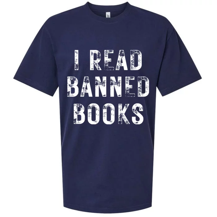 I Read Banned Books Im With The Banned Vintage Retro Sueded Cloud Jersey T-Shirt