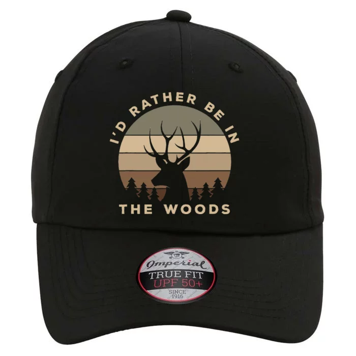 ID Rather Be In The Woods Deer Hunting The Original Performance Cap